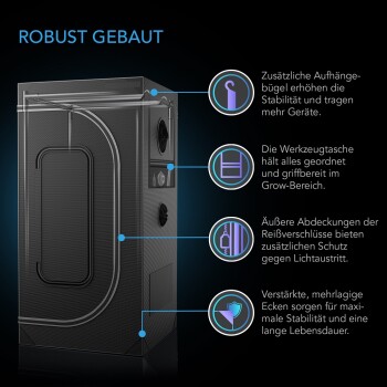 AC Infinity CLOUDLAB 844 Advance Gro Telt 120 x 120 x 200 cm