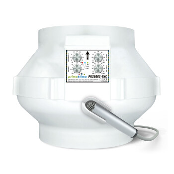 PrimaKlima EC-THC Rørventilator Temp & Hygro Control 580 m³/t – 1450 m³/t