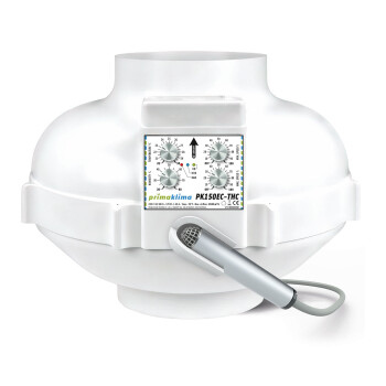 PrimaKlima EC-THC Rørventilator Temp & Hygro Control 1100 m³/t ø150mm