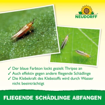 Neudorff Blå klistermærker 8 x 13 cm, 10 stk., mod trips