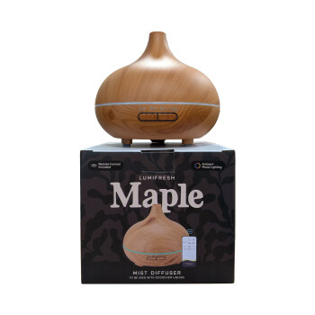 LumiFresh aromadiffusorer Maple & Ebony | 500 ml med fjernbetjening