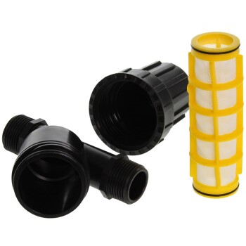 Irrigation filter for 3/4-inch PE-hose