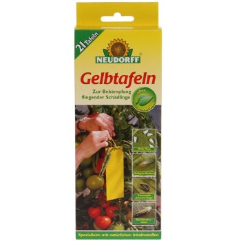 Yellow sticky traps 21 pieces, small format 20 x 7,5 cm