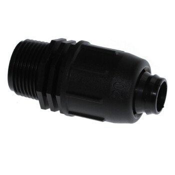 PE-easy Coupling 20 to 3/4 inch external thread