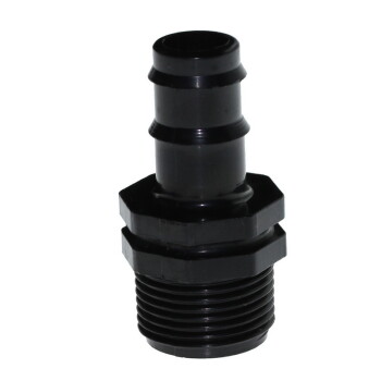 Hose connection 3/4 inch external thread on 25mm