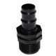 Hose connection 3/4 inch external thread on 25mm