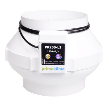 PrimaKlima Extractor Fan 1-Speed 1300m³/h ø250mm
