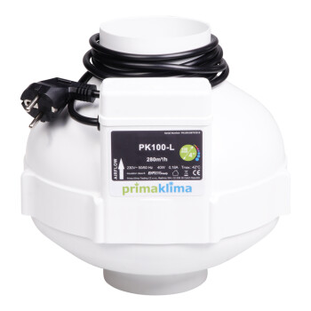 PrimaKlima Extractor Fan 1-Speed 280m³/h ø100mm
