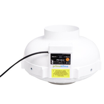 PrimaKlima Extractor Fan 2-Speed 390/ 760m³/h Ø150mm