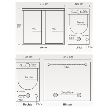 HOMEbox Ambient R240 - 240 x 120 x 200 cm