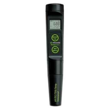 Milwaukee MW804 MAX Waterproof 4-in-1 pH / EC / TDS/Temp...