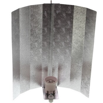 Reflector hammered finish 47cm x 40 cm E40 socket
