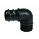 Hose connection 90° angle 3/4 inch male thread on 25mm