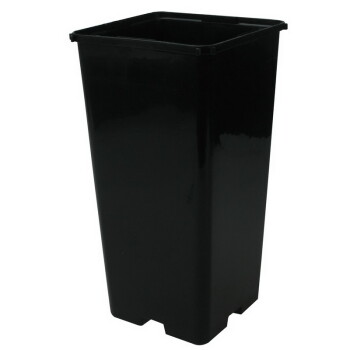 Square growing pots 0,27 - 2 litres