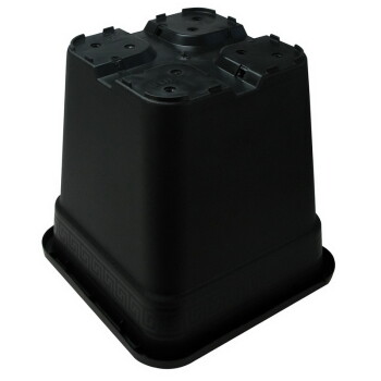 Sturdy square plant pot 9 L - 23 x 23 x 24 cm