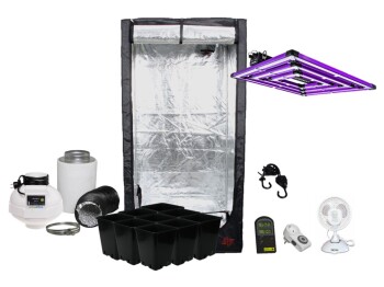 Secret Jardin 100 100x100x200 cm Grow Kit LED Lumatek...