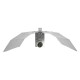 LUMii BLACK Reflector 51 x 38 cm with 5m IEC cord