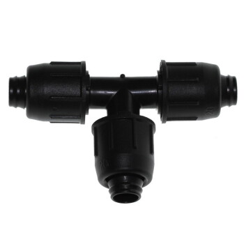 PE-easy T-Piece 25-25-25 mm bolted