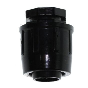 PE-easy End Plug for 25 mm PE-Tube bolted