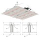 LUMii BLACK Blade LED Grow Light 400w Full Spectrum