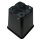 Square pot 20 x 20 x 23 cm Black - 5,7 L