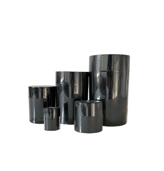 Tightvac vacuum container black opaque 60 ml - 10 L