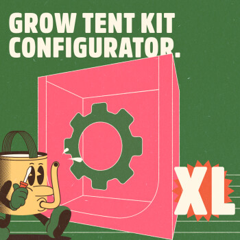 Grow Tent complete kit configurator 120x120x200-220 cm