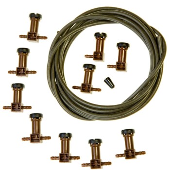 Blumat watering drippers, 10 pieces + 2 m drip hose