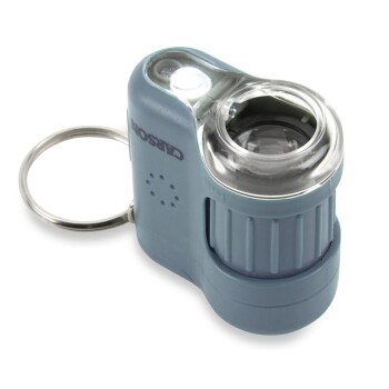 Carson MicroMini 20x LED Pocket Microscope MM-280B Blue