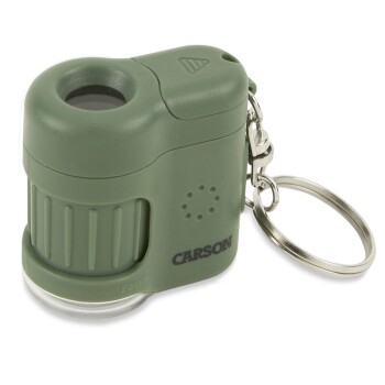Carson MicroMini 20x LED Pocket Microscope MM-280G Green